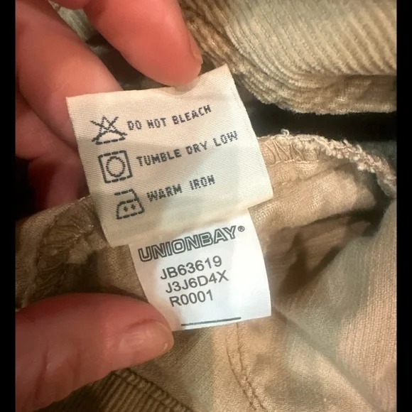 Y2K Vintage Union Bay Corduroy Khaki Small Blazer Jacket - Picture 7 of 8